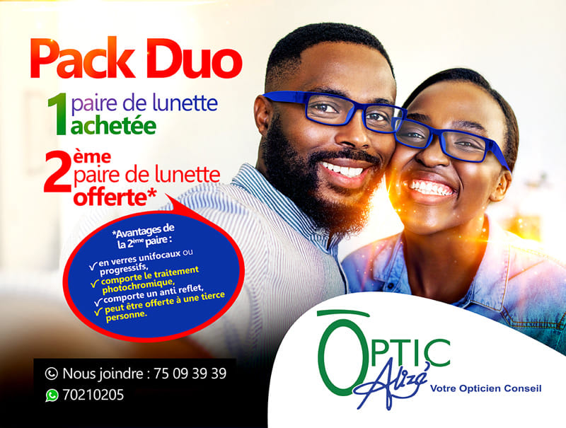 Offre duo Optic Alizé