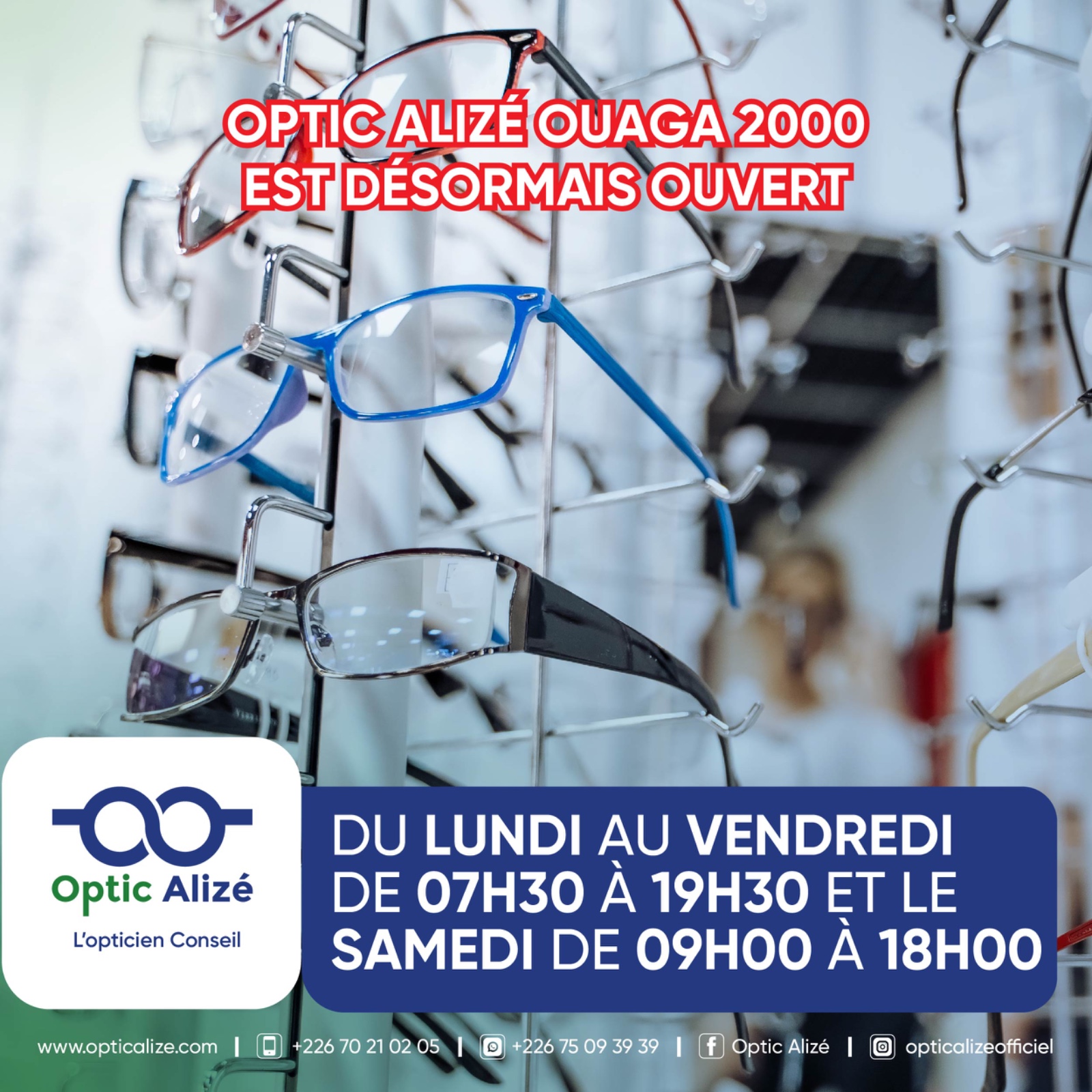 VISUEL HORAIRE OUAGA 2000